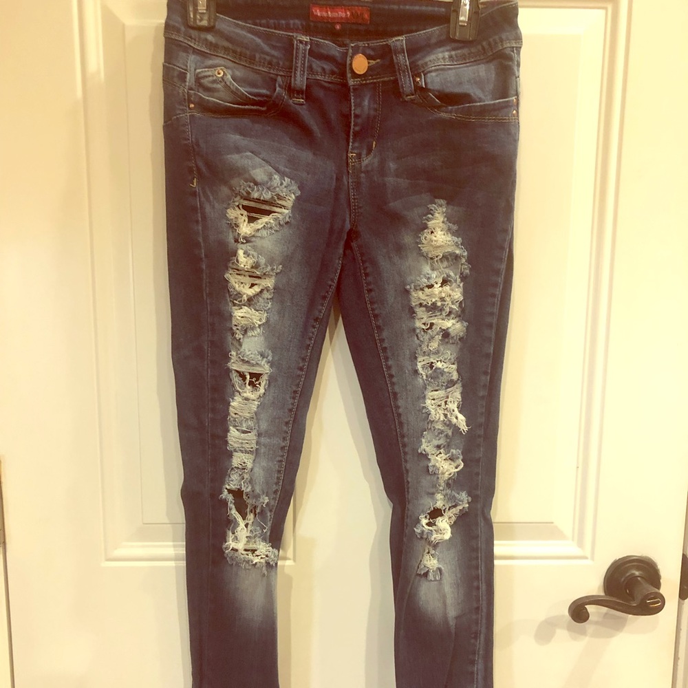 Sexy Ripped Skinny Jeans